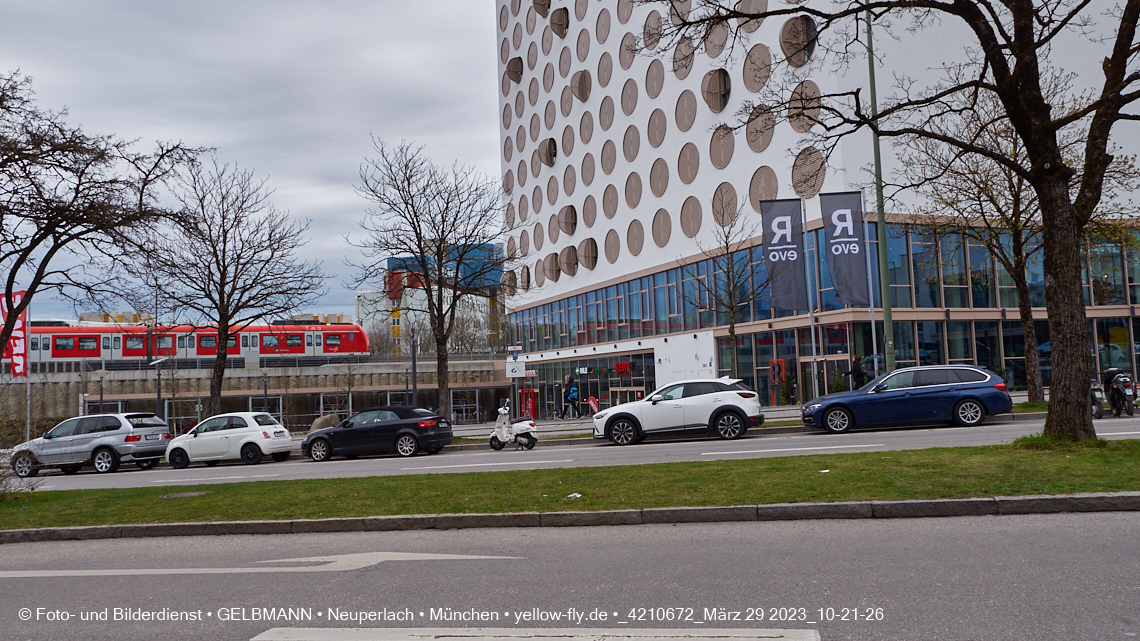 29.03.2023 - Baustelle REVO und Umgebung in Neuperlach